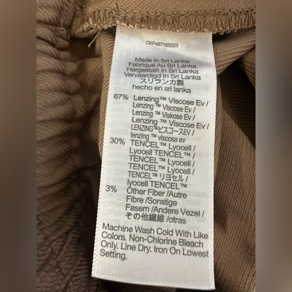 Madewell Cargo pants High Rise Relaxed Drawstring Viscose Small casual - Picture 11 of 11